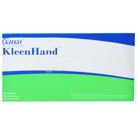 KleenHand, 100 шт., Перчатки нитриловые, нестерильные, без пудры, размер S