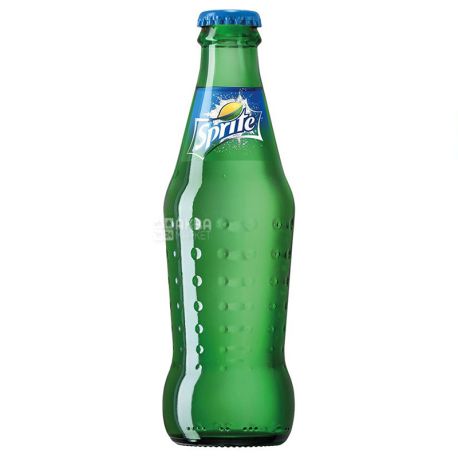 Sprite, Упаковка 12 шт. по 0,25 л, Спрайт, Вода сладкая, со вкусом лайма и лимона, стекло