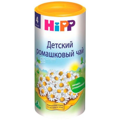 HiPP, Ромашка, 200 г, Чай Хипп, детский, травяной, тубус