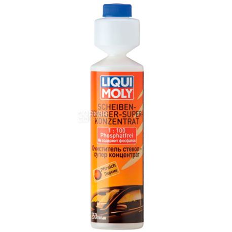 Liqui Moly Персик, 250 мл, Концентрат 1:100, Очиститель стекол, Scheiben-Reiniger, Super Konzentrat, ПЭТ