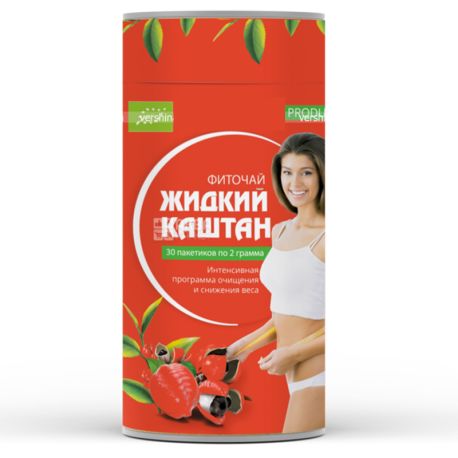 Greenwood, Рідкий каштан, 30 пак., Чай Грінвуд, для схуднення