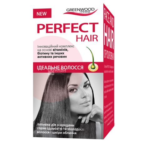 Greenwood Ideal Hair, 30 cap., To strengthen the hair