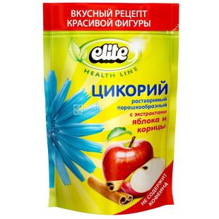 Elite, 100 г, Цикорий, С экстрактами яблока и корицы, Растворимый, м/у
