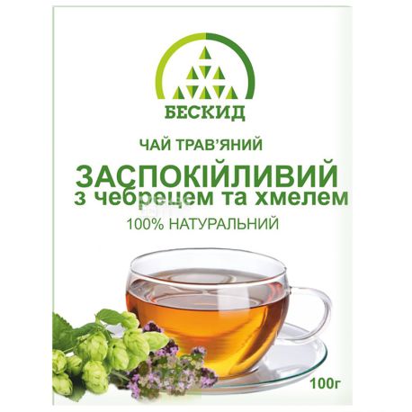 Beskid, 100 g, Herbal tea, Soothing, With thyme and hops
