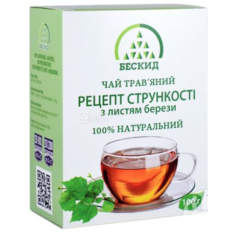 Beskid, 100 g, Herbal tea, Slim Recipe, With birch leaves