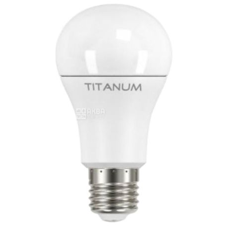 Titanum, Лампочка світлодіодна, цоколь Е27, 12 W 4100K, нейтральне біле світіння, 1050 Lm
