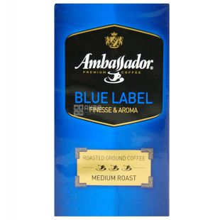 Ambassador Blue Label, 250 г, Кофе молотый Амбассадор Блю Лэйбл