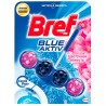 Bref, Blue aktiv, 1 шт., Блоки для унітазу 4 в 1, Квіткова свіжість, ефект синьої води