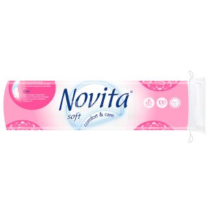 Novita, 100 шт., Soft, Косметичні ватяні диски 