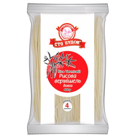 One hundred pounds, 400 g, rice vermicelli, m / s
