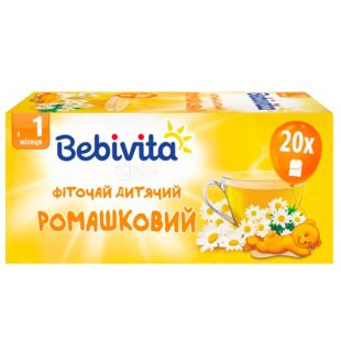 Bebivita, Ромашка, 20 пак., Чай Бебивита, детский с ромашки