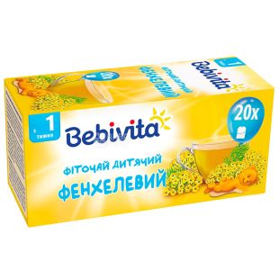 Bebivita, Фенхель, 20 пак., Чай Бебивита, детский с фенхеля