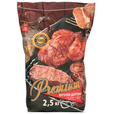 Premium, 2.5 kg, Charcoal, m / y