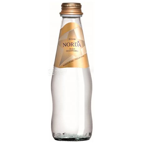 Norda, 0,25 л, Норда, Вода минеральная газированная, стекло
