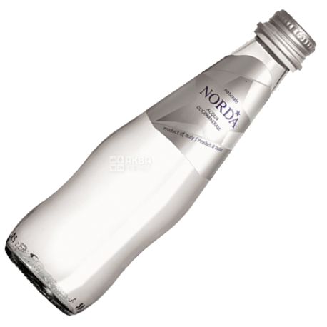 Norda, 0.25 L, Mineral water, Still, Glass, glass