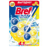 Bref, Сила Актив, 2 шт., Блоки для унітазу 4 в 1, Лимонна свіжість
