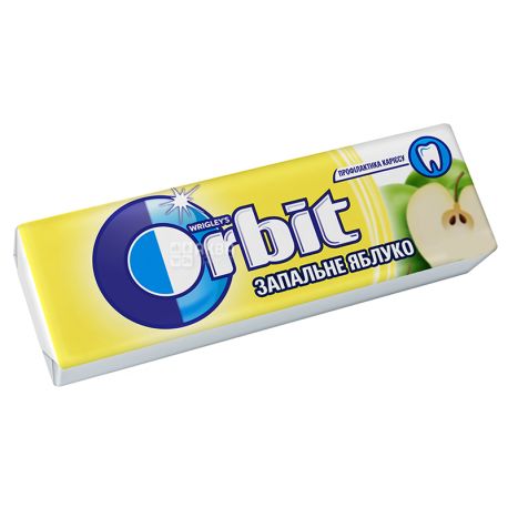 Orbit, 14 г, Жевательная резинка, Зажигательное Яблоко