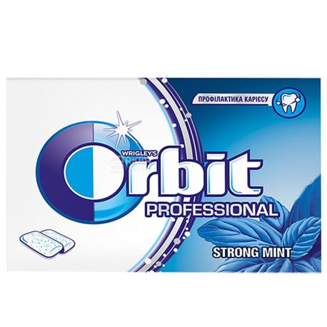 Orbit Professional White, 13 г, Жевательная резинка