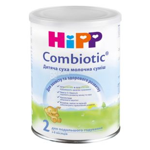 Hipp Combiotic 2, 350 г, Молочная смесь