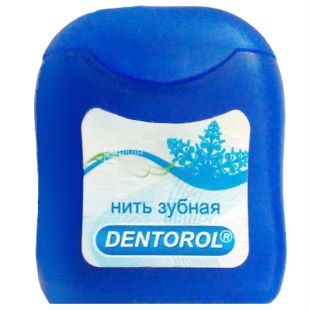 Dentorol, Fresh Mint, 65 м, Зубная нить, вощеная