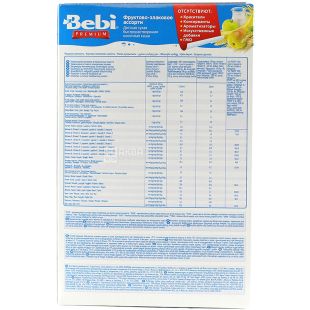 Bebi Premium, 200 г, Каша молочна, Фруктово-злакове асорті, З 6-ти місяців