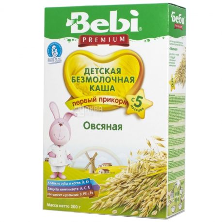 Bebi Premium, 200 g, Porridge non-dairy, Oat, From 5 months