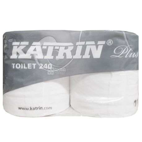 Katrin Plus, 2 рул., Туалетная бумага Катрин Плюс, 2-х слойная