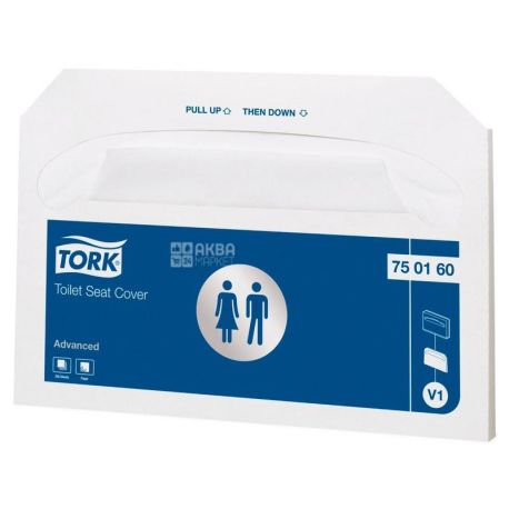 Tork, 250 шт., Накладки для унітазу гігієнічні Торк