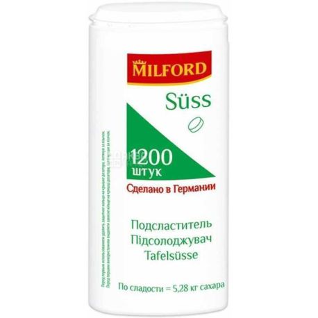 Milford Suss, 1200 pcs., Sweetener