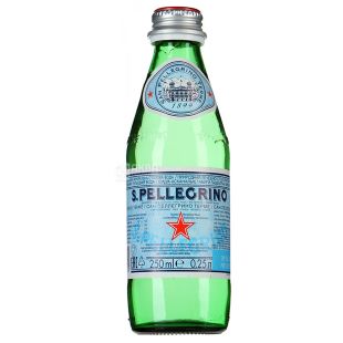 San Pellegrino, 0,25 л, Сан Пеллегрино, Вода минеральная газированная, стекло