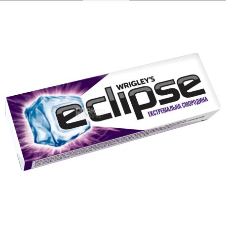 Eclipse, 14 g, Chewing gum, Extreme currant