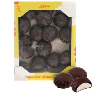 Жако, 1 кг, Зефир белый в глазури