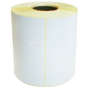 Этикетка самоклеющаяся на гильзе, 100х70 мм, 1000 шт., в рулоне