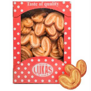 Lukas, 350 г, Лукас, Печиво листкове, Вушка