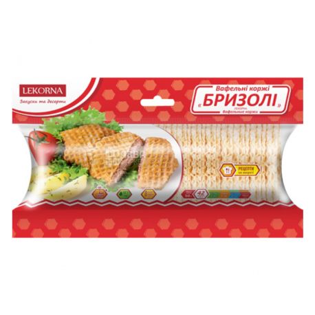 Lekorna, 50 г, Коржі, Вафельні, Брізолі