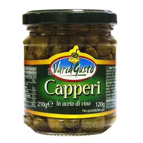 Varia Gusto, 210 g, Capers, Glass