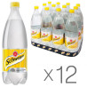 Schweppes, Indian Tonic, Упаковка 12 шт. по 1 л, Швепс, Індіан, Тонік трав'яний, безалкогольний, ПЕТ