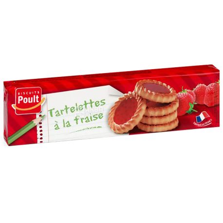 Poult, 150 г, тарталетки Полуниця, м/у