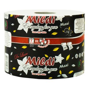 Mildi Maxi Premium, 1 рул., Туалетний папір Мілді Максі Преміум, 2-х шаровий