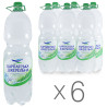 Карпатська Джерельна, 2 л, Упаковка 6 шт., Вода мінеральна слабогазована, ПЕТ