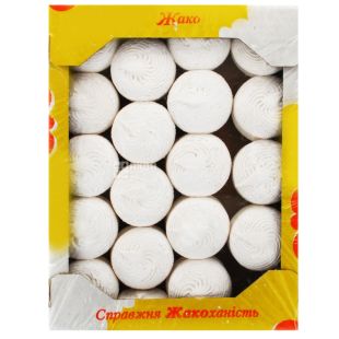 Жако, 1 кг, Зефір білий з фруктовою начинкою