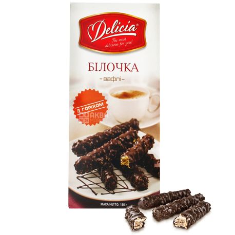 Delizia, 150 g, Wafers, Little Squirrel, With Nuts