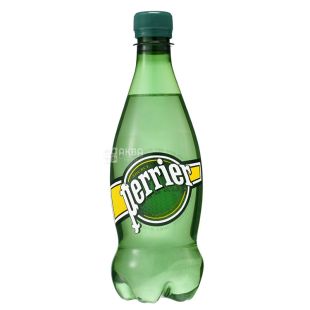 Perrier, 0,5 л, Пер'є, Вода мінеральна газована, ПЕТ