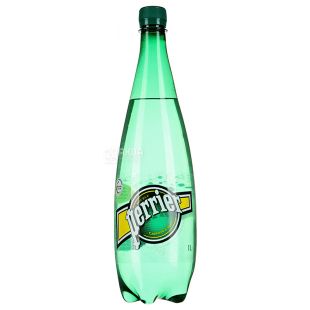 Perrier, 1 л, Пер'є, Вода мінеральна газована, ПЕТ