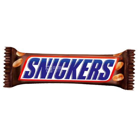 Snickers, Упаковка 40 шт. по 50 г, Шоколадные батончики Сникерс