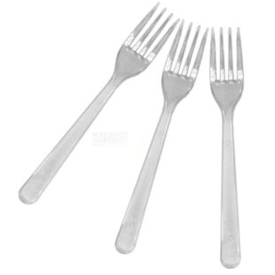 LUX, Вилка прочная, прозрачная, 100 шт.