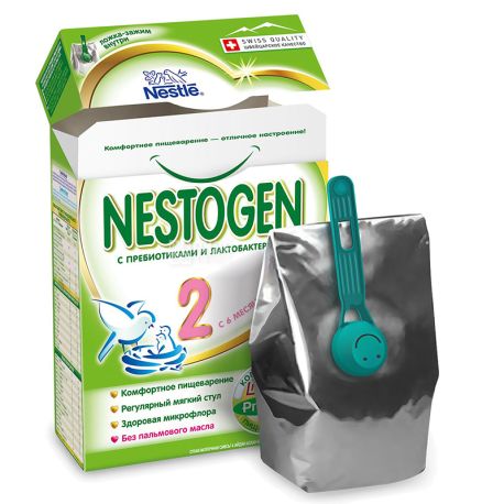 Nestogen, 700 г, Молочна суміш, З пробіотиками и лактобактеріями, З народження