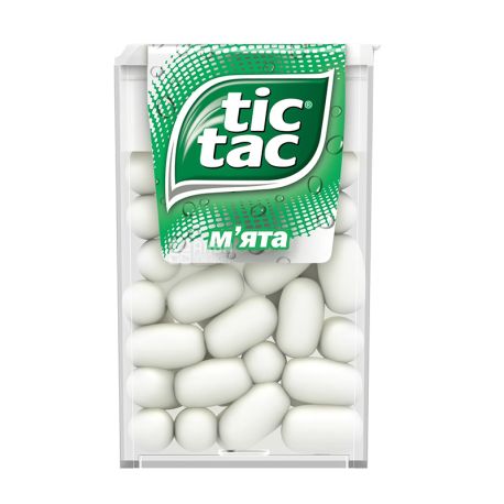 TicTac, 18 g, Draže, Mint
