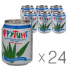 Fruiting, Natural aloe drink, 238 мл, Упаковка 24 шт., Фруттинг, Напиток из натурального алоэ с кусочками алоэ, ж/б