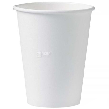 White paper cup 340 ml, 50 pcs., 20 packs, D80